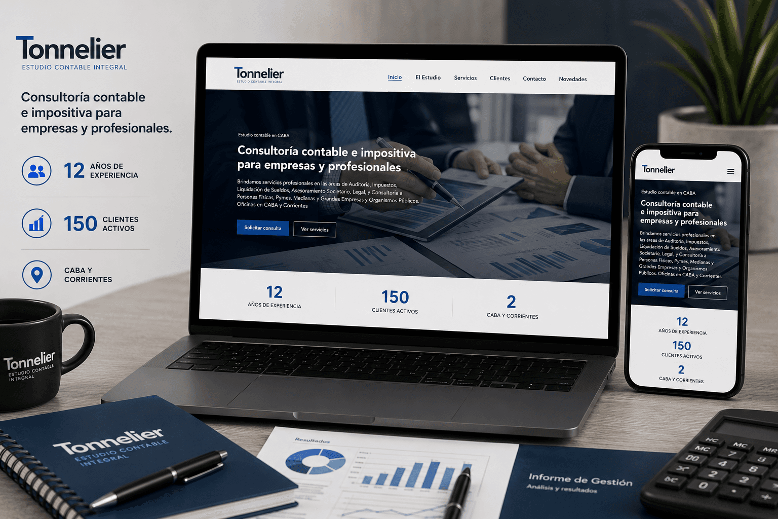 Sitio web de Estudio Tonnelier